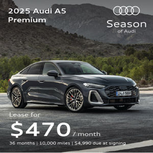 2025 Audi A5 Premium quattro front facing